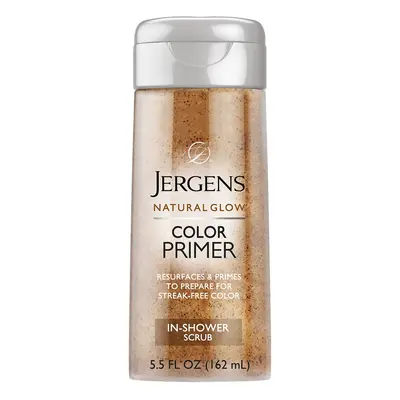 Jergens Natural Glow Color Primer Exfoliating In-Shower Body Scrub 5.