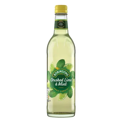 Robinsons Fruit Cordials Crushed Lime and Mint, ml (Pack of 8)