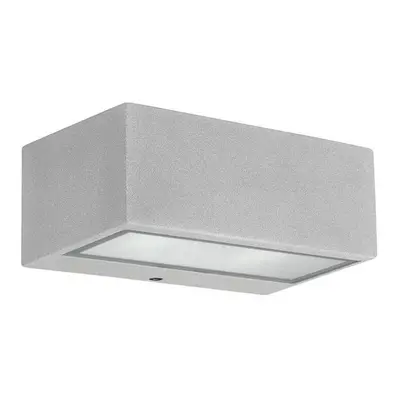 Leds-C4 Nemesis Aluminium - Light Outdoor Wall Light Grey IP44