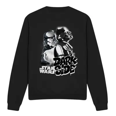 (S, Black) Star Wars Unisex Adult Dark Side Duo Sweatshirt