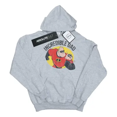 (3XL, Sports Grey) Disney Mens The Incredibles Bob Parr Incredible Dad Hoodie