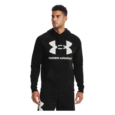 Under Armour Mens Rival Fleece Big Logo Hoodie Black (001)/Onyx Whit