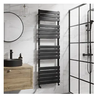 (Black, x 500mm) Heatsync Bathroom Heated Towel Rail Radiators Central Heating Radiators