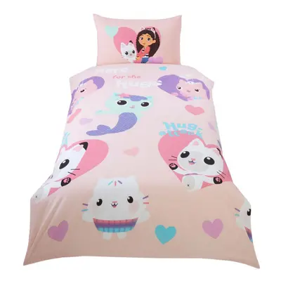 Gabby's Dollhouse Hugs Single Duvet Set