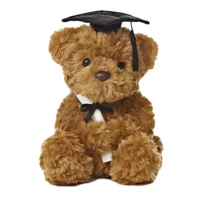 Aurora - Graduation - 8.5" Wagner Bear Graduation - Black Cap