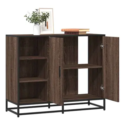 vidaXL Sideboard Brown Oak 92x35x76 cm Engineered Wood storage cabinet