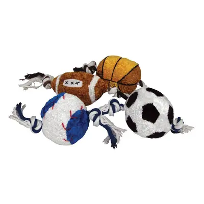 PLUSH ROPE SPORT DOG TOY (Pack of 1)