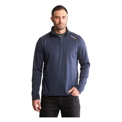 Timberland PRO Men's 1/4 Zip Understory Fleece Top Navy Heather X-La