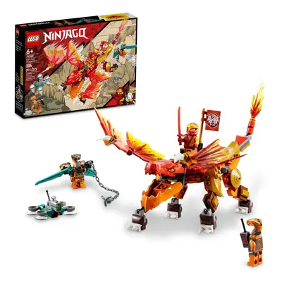 LEGO NINJAGO Kais Fire Dragon EVO Toy for Kids with Cobra & Boa