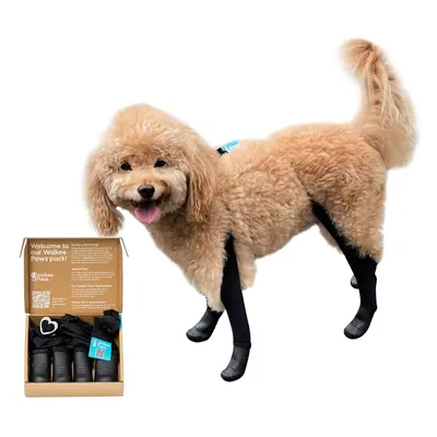 Walkee Paws New Deluxe Easy-On Dog Boot Leggings Seen on Shark Tank Protects from Winter Cold Ra