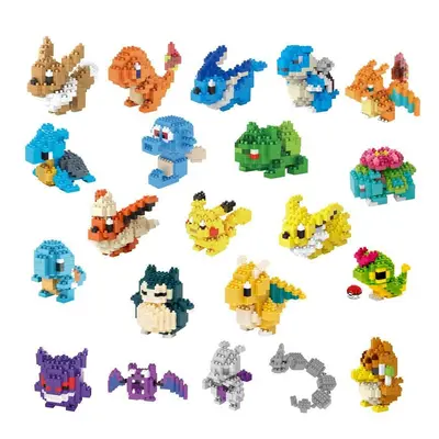 (Jolteon) Nano Block Pokemon Diamond Mini Building Blocks Toys Pocket Monster TV Version