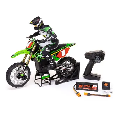 Losi Promoto-MX Motorcycle Pro 1:4 RTR RC Bike w/Battery & Charger Green 6000T2