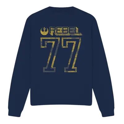 (XL, Navy) Star Wars Unisex Adult Rebel Sweatshirt