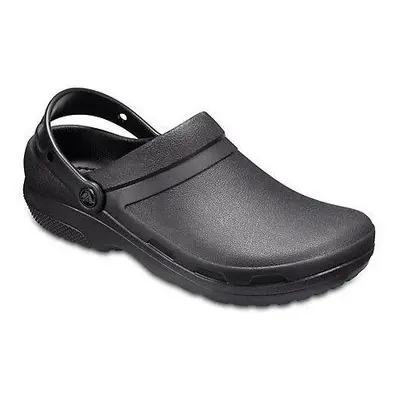 (US Men's 5/Women's 7) Crocs Specialist II Clog Work Occupational Bistro Roomy Fit Unisex - Blac