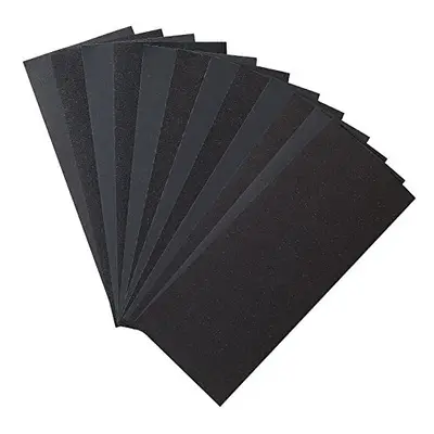 Smukdoo Wet and Dry Sandpaper,12 PCS to Multi Grit Sand Paper for Wood Furniture,Finishing Metal