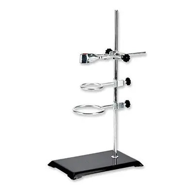 Chemistry Laboratory Retort Stand Lab Support Stand 21x14cm Retort Rings Dia 5cm73cm Rod Length 