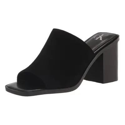 Calvin Klein Women's Clancy Heeled Sandal Black 7.5