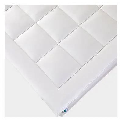 (Single (90 x cm)) Premium Wool Mattress Topper Deep Fitting Comfort