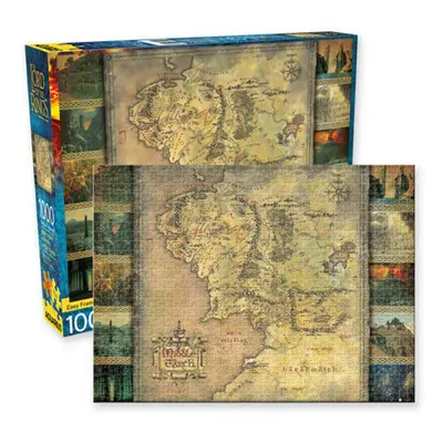 The Lord of the Rings Middle Earth Map piece jigsaw puzzle (nm)