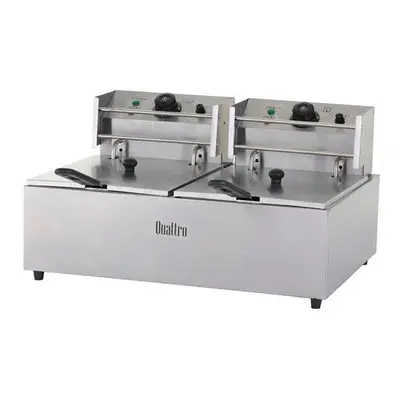 Quattro x Litre Twin Tank Commercial Electric Fryer