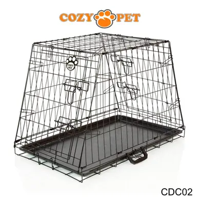 Car Dog Cage Travel Cozy Pet 30'' Medium Size Puppy Crate Cat Carrier CDC02