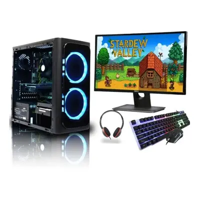 Fast Gaming PC Bundle Core i5 16GB RAM 1TB HDD 240GB SSD GT Win10