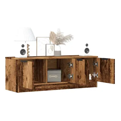 vidaXL TV Cabinet Old Wood 102x35x36.5 cm Engineered Wood TV stand