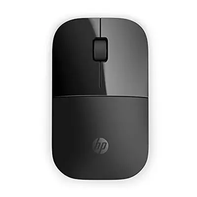 HP Z3700 Black 2.4 GHz USB Slim Wireless Mouse with Blue LED DPI Optical Sensor, Up to Months Ba