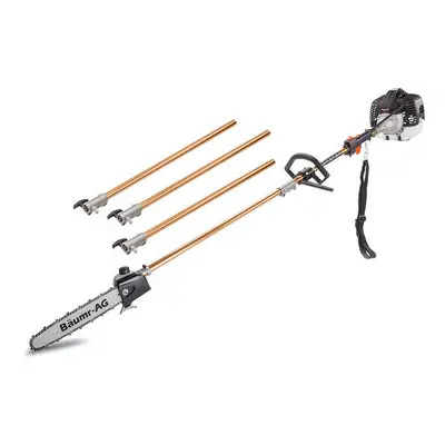 New Model 52CC Pole Chain Saw,Long Reach Petrol Saw,Pole Pruner with 3PCSX80CM Extension as Bon