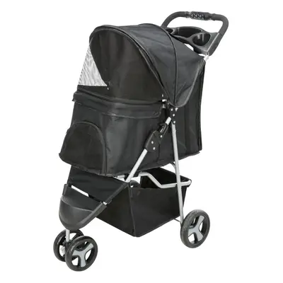 TRIXIE Foldable Pet Stroller for cats and Dogs Pet carrier Strolling cart with Weather cover Sto