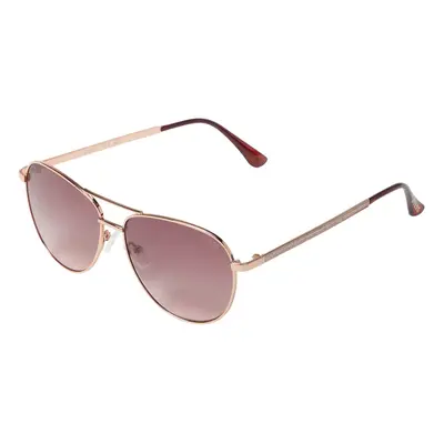 GUESS mm GF6157 sunglasses for womens Shiny Rose Gold/Gradient Bord