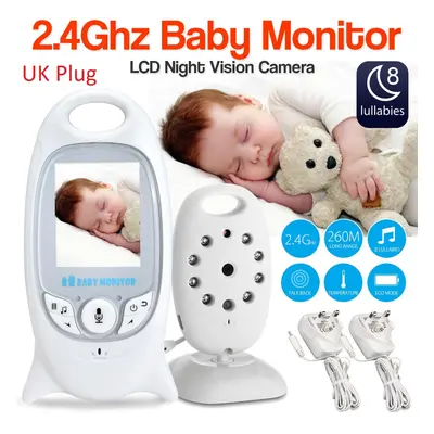 Baby Monitor 2.4GHz Digital Video NightVision Audio Sensor Camera 2.4â³