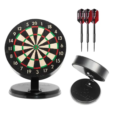 Mini Dart Board Set | Miniature Desk Top Darts and Dart Board Set for Home and Office Includes a