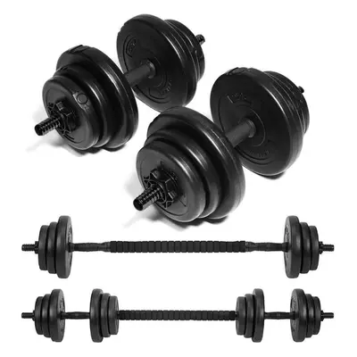 20kg Adjustable Dumbbells Weights Set With Barbell Hand Dumbbell