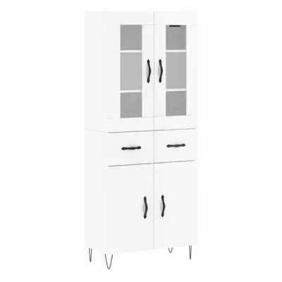 (high gloss white, doors drawers) vidaXL Highboard Sideboard Storage Cabinet Home Side Cabinet E