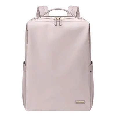 (Pink, 15.6 inches) GOLF Solid Color Backpack Laptop Bag 15.6 Inches Briefcase Backpack Travel L