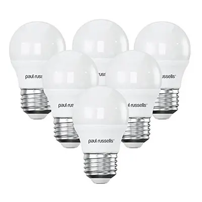 paul russells LED Light Bulbs Edison Screw E27, 45w Incandescent Bulbs Equivalent, 7W 600LM LED 