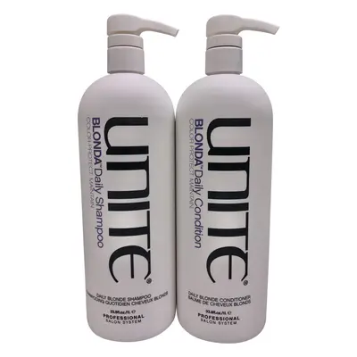 Unite Blonda Daily Shampoo & Blonda Daily Conditioner Set 33.8 OZ Each