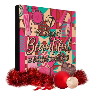 W7 Days of Beautiful Holiday Advent Calendar Individually Boxed Makeup & Cosmetic Surprises - Cr