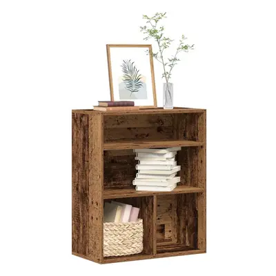 vidaXL Book Cabinet Old Wood 60x30x71.5 cm Engineered Wood