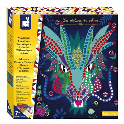 Janod - From years old - Creative Kit - Fantastic Creatures Mosaics - Calm Workshops - Creative 