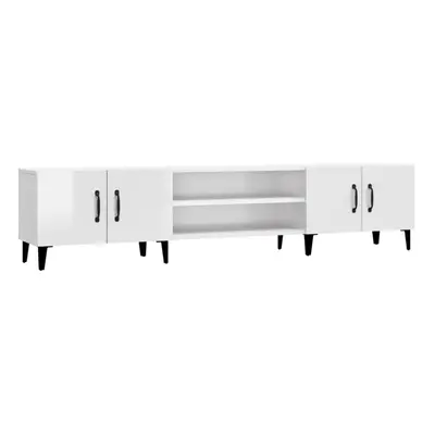 (high gloss white) vidaXL TV Cabinet TV Stand TV Unit Media Cabinet Sideboard Engineered Wood