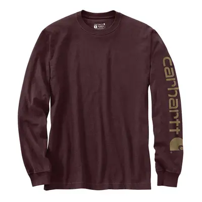 (M) Carhartt Sleeve Logo Long Sleeves T-Shirt Port