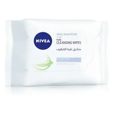 Nivea Pure Cleansing Wipes For All Skin Types 25's