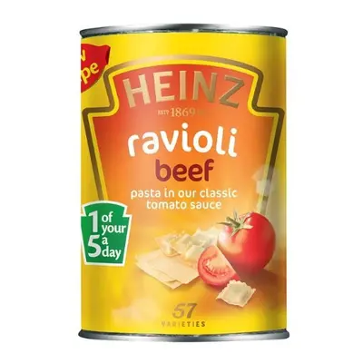 Heinz Ravioli with Beef in Tomato Sauce 6x400g