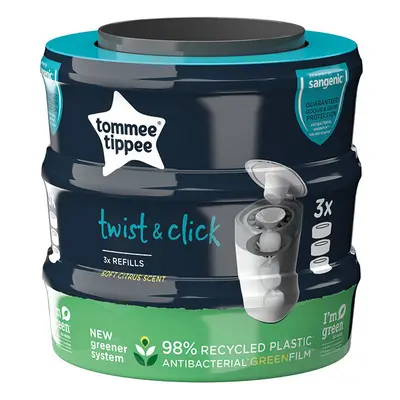 Tommee Tippee Sangenic Twist and Click Cassettes 3Pk