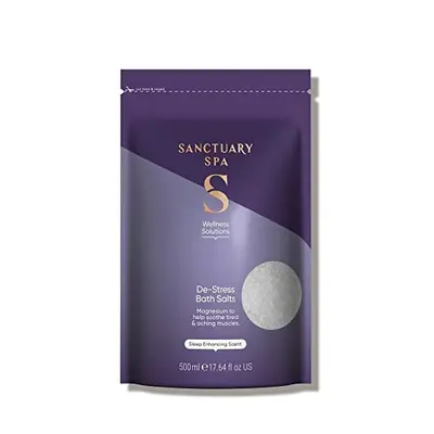 Sanctuary Spa De-Stress Epsom Bath Salts with Magnesium, No Mineral Oil, Cruelty Free & Vegan Ba