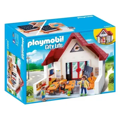 Playmobil City Life School House with Moveable Clock Hands