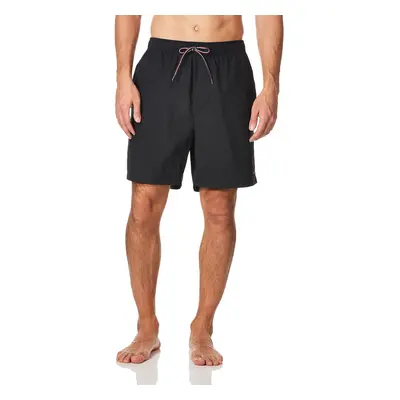 Tommy Hilfiger mens 7"" Swim Trunks Tommy Black Large US