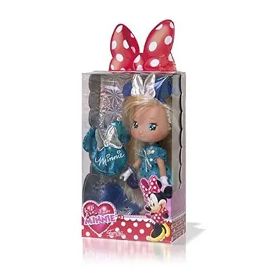 I Love Minnie Glitter Doll: Blue Dress